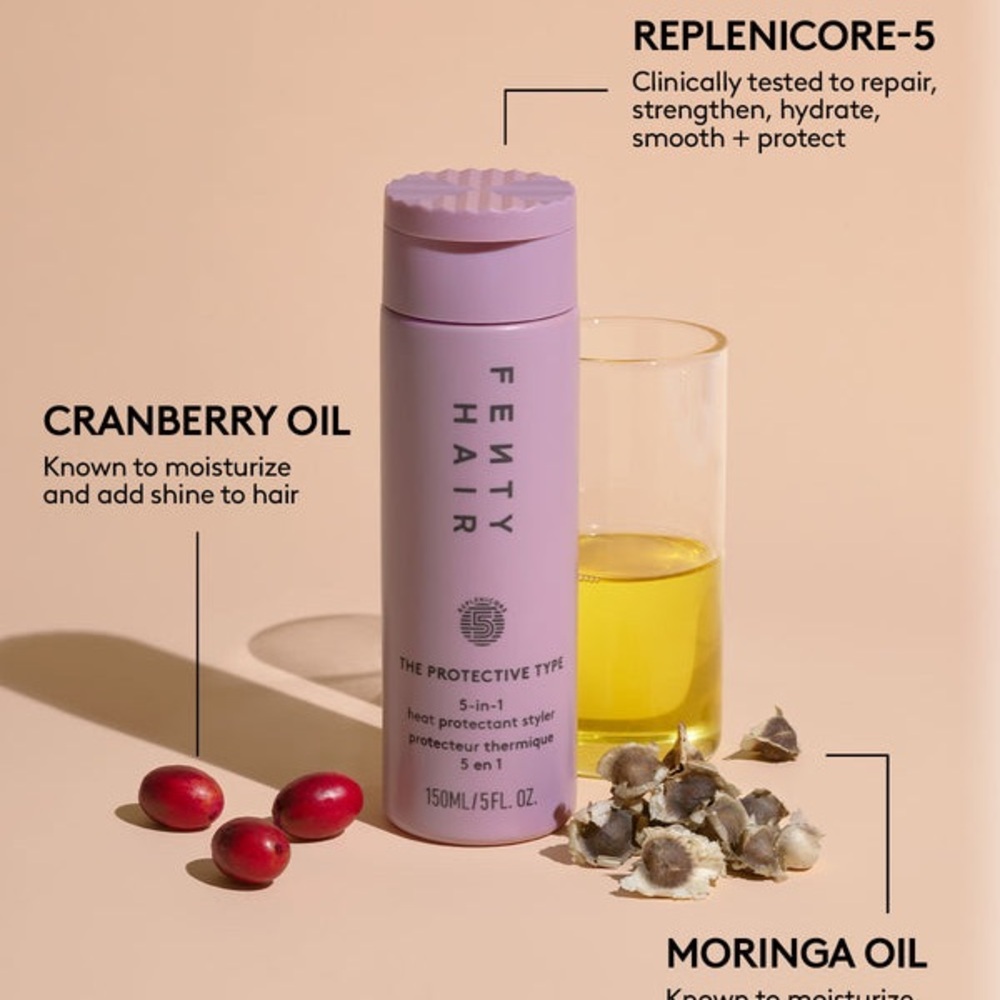 FENTY BEAUTY- PROTECTION POSSE DAMAGE REPAIR TREATMENT + HEAT PROTECTANT - Picture 9 of 11